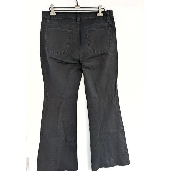 Michael Kors Flare Black Pants In Size 8 - Picture 5 of 7